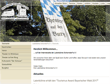 Tablet Screenshot of laienbuehne.de